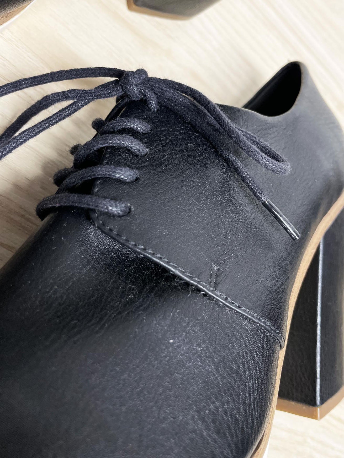 asos on a roll faux leather lace up heels | pretty little liars