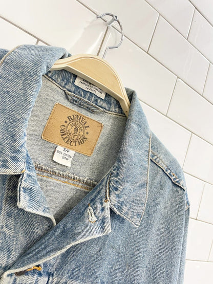 vintage revival collection denim trucker jacket - good market thrift store
