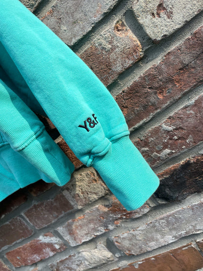 young & free hillsong logo hoodie