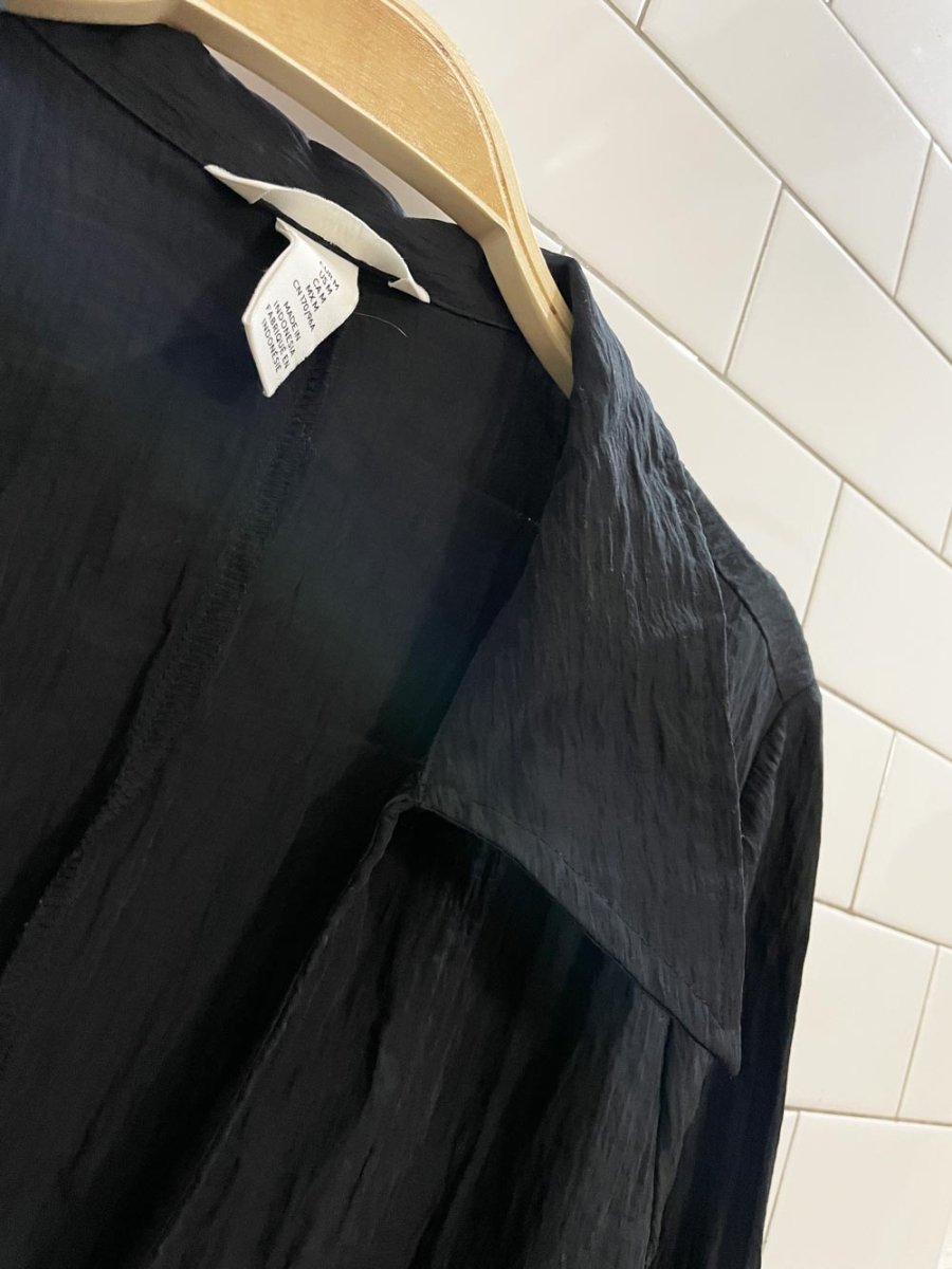 h&m corset tie - front vamp blouse - good market thrift store