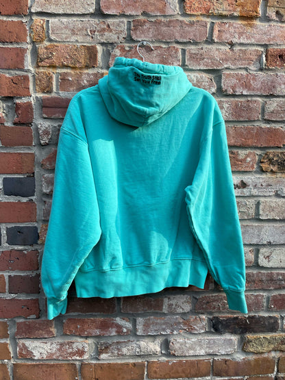 young & free hillsong logo hoodie