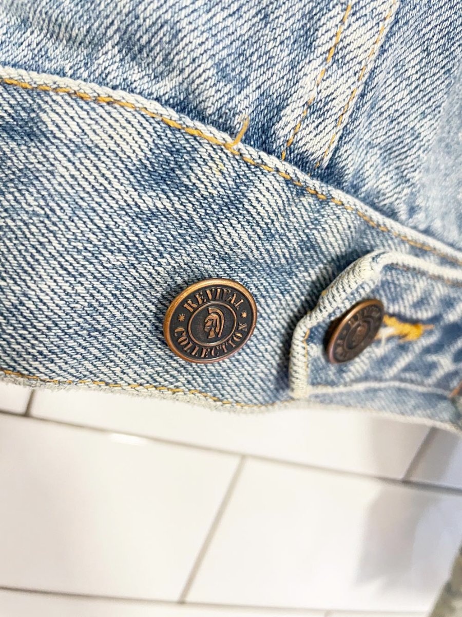 vintage revival collection denim trucker jacket - good market thrift store