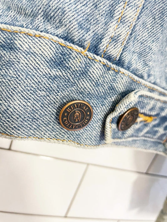 vintage revival collection denim trucker jacket - good market thrift store