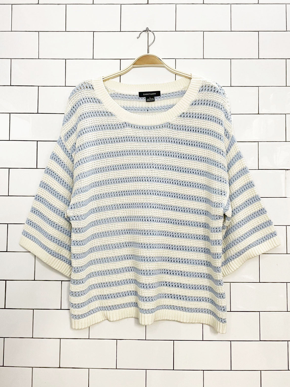 sanctuary elle bell sleeve loose knit sweater | anthroplogie