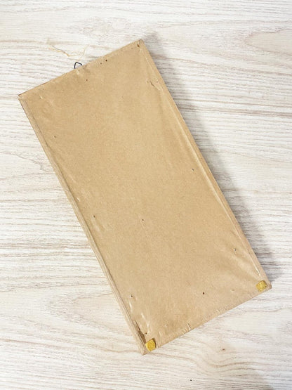 vintage pressed flower art - good market thrift store