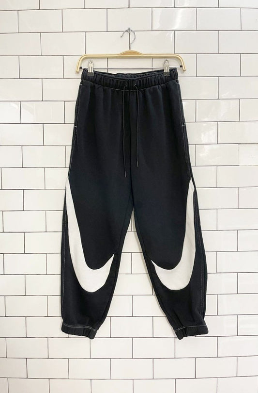 nike big swoosh fleece joggers | asos - good market thrift store
