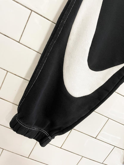 nike big swoosh fleece joggers | asos - good market thrift store