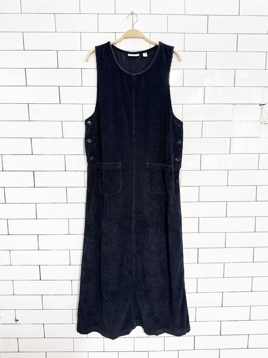 vintage nordstrom chunky cord sleeveless tank maxi dress