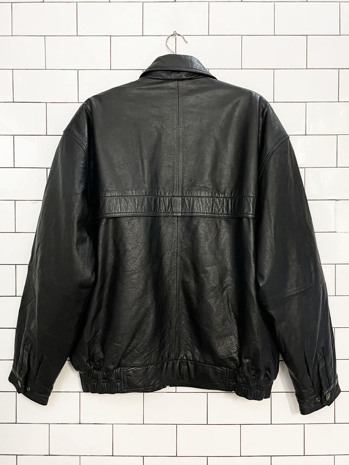 vintage R&R leather bomber jacket