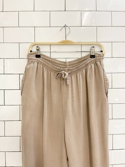 vintage anne carson 100% raw silk loose pant - good market thrift store