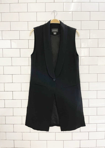 club monaco sonti long blazer vest - good market thrift store