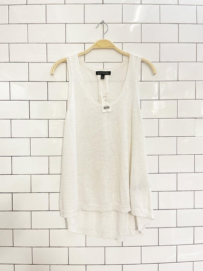 nwt banana republic slub linen - blend tank - good market thrift store