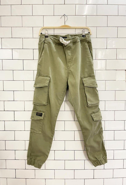 zara stretch cargo utility jogger - good market thrift store
