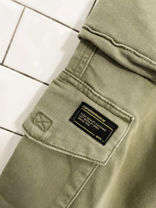 zara stretch cargo utility jogger - good market thrift store