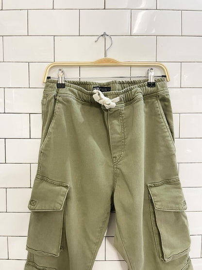 zara stretch cargo utility jogger - good market thrift store