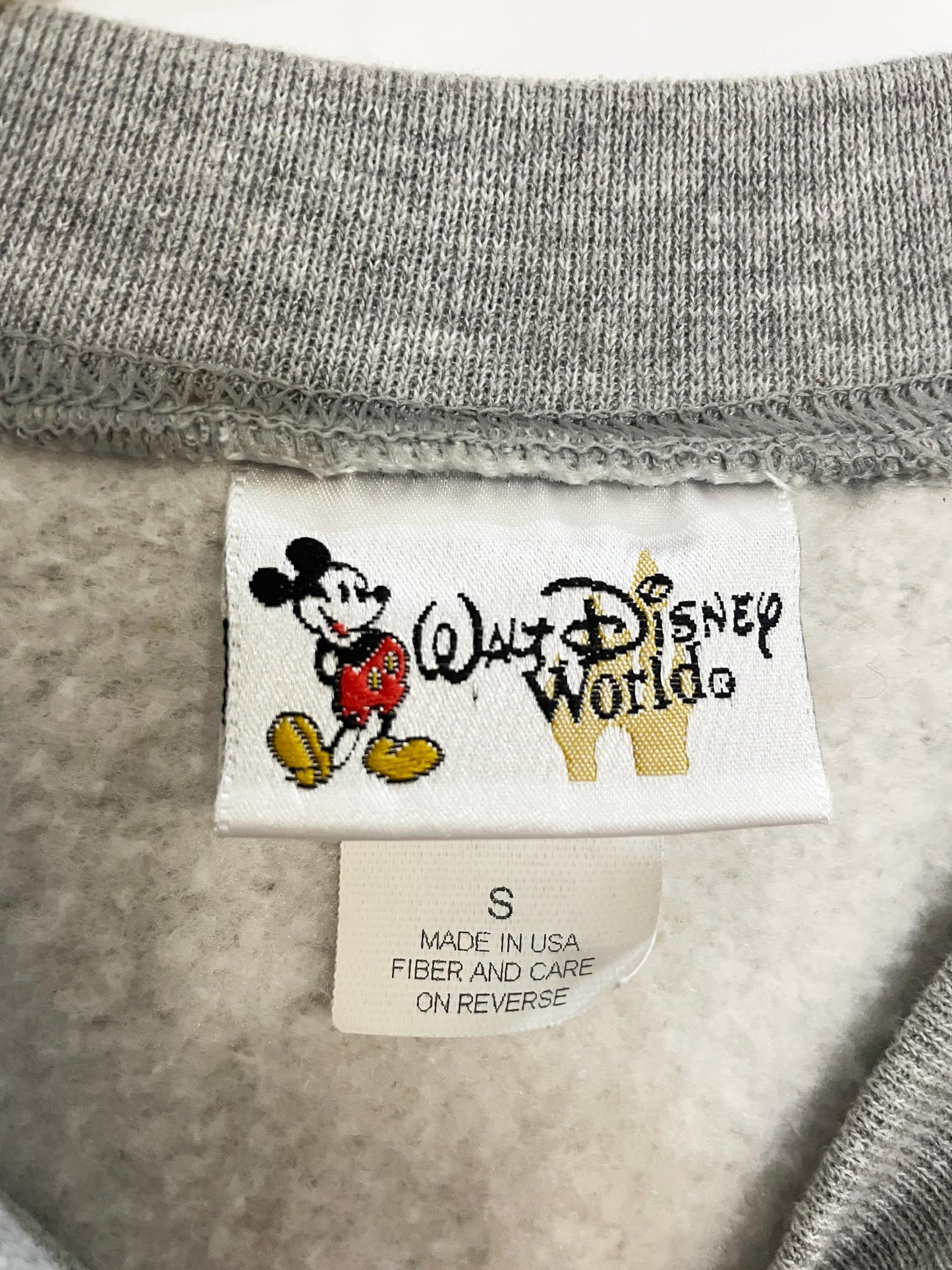 vintage 90s walt disney world mickey mouse sweatshirt  | made in usa