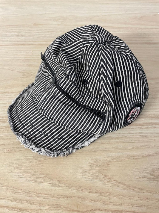 y2k roxy striped conductor hat - good market thrift store