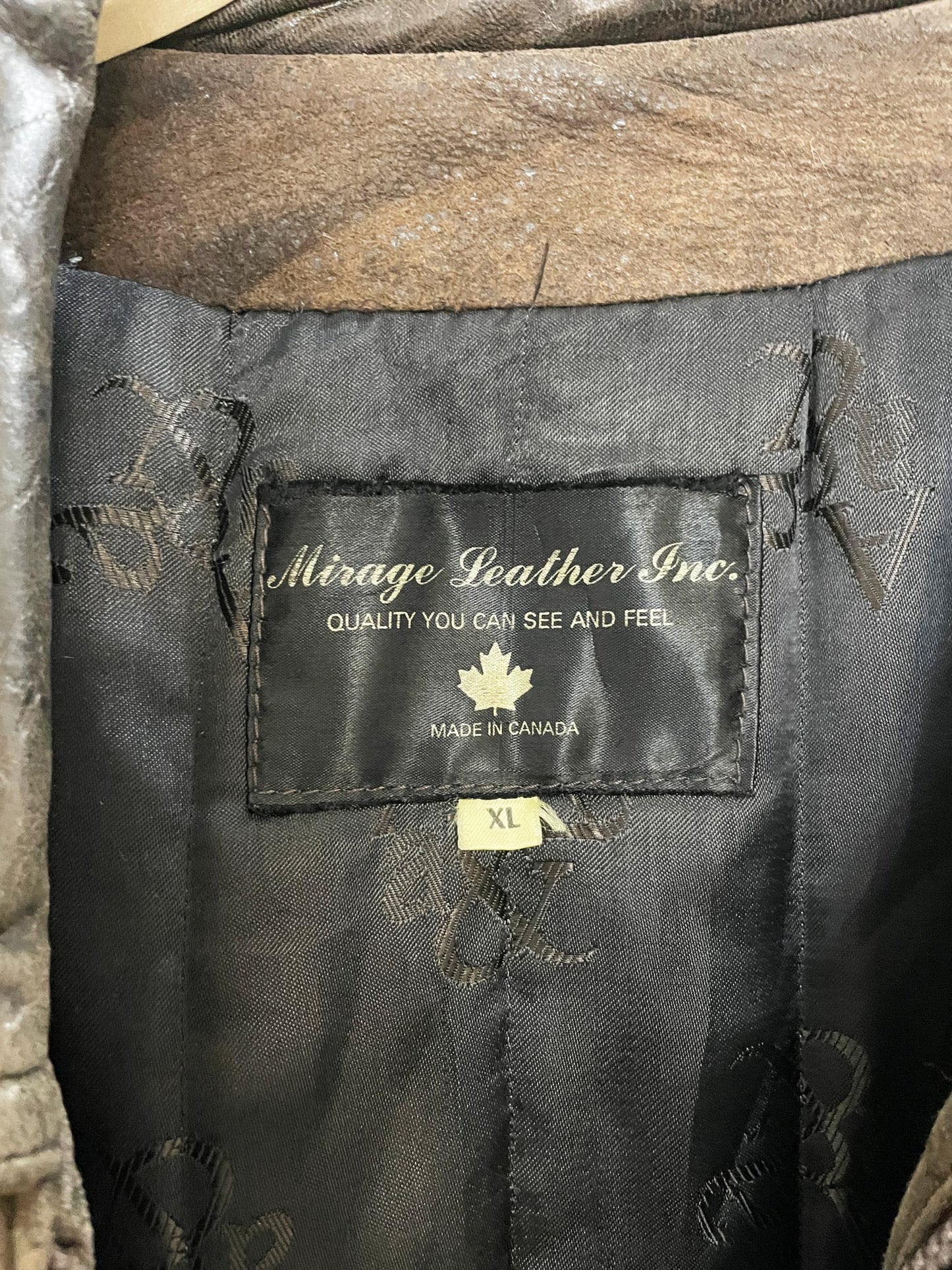 vintage mirage soft suede leather two tone bomber jacket | made in canada