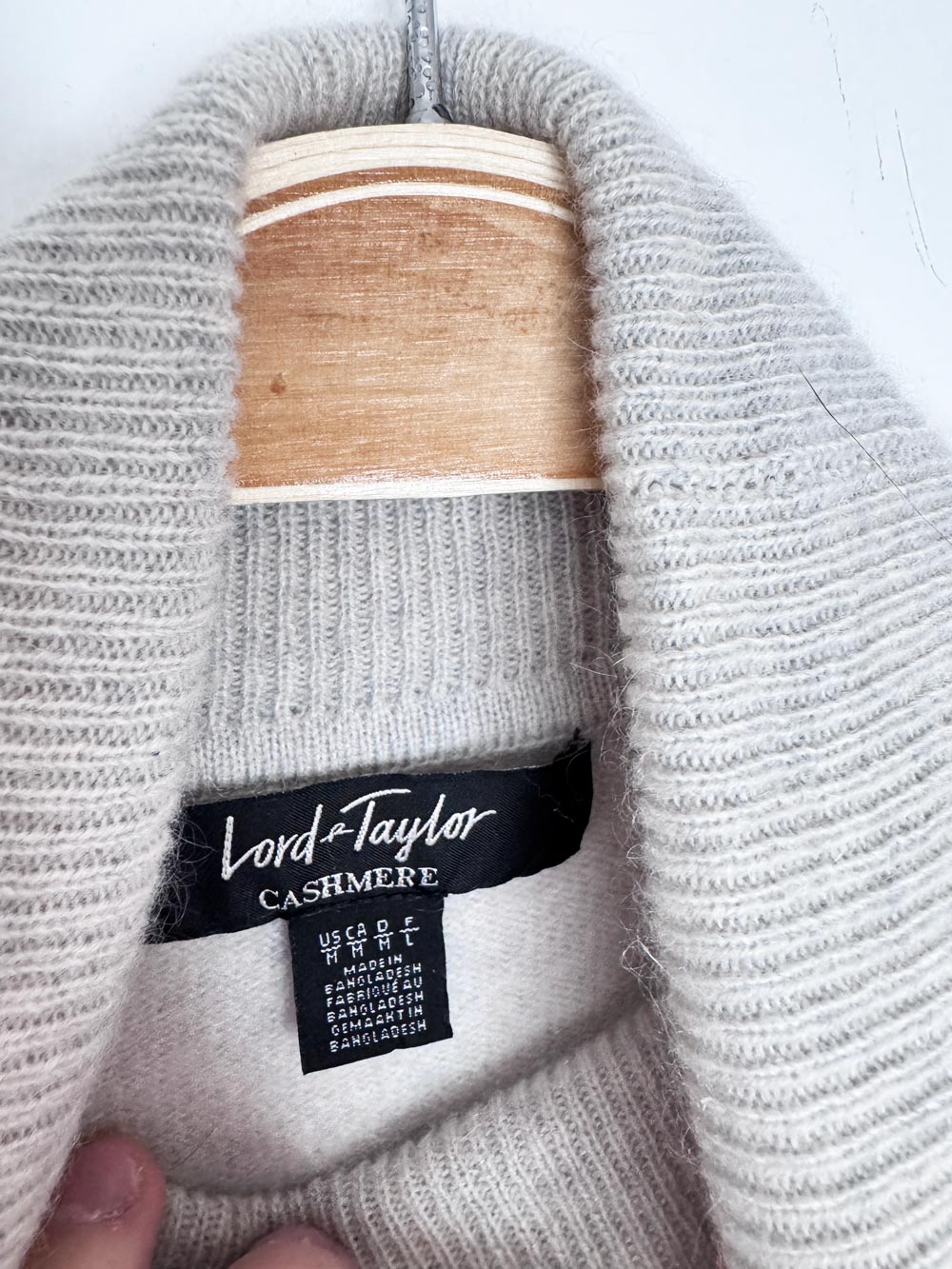 lord & taylor 100% cashmere knit turtleneck sweater