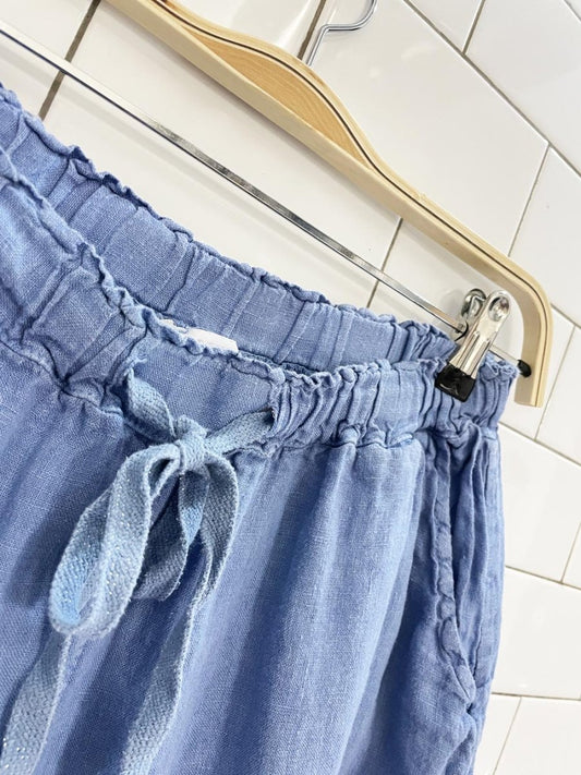 made in italy 100% linen shorts - good market thrift store