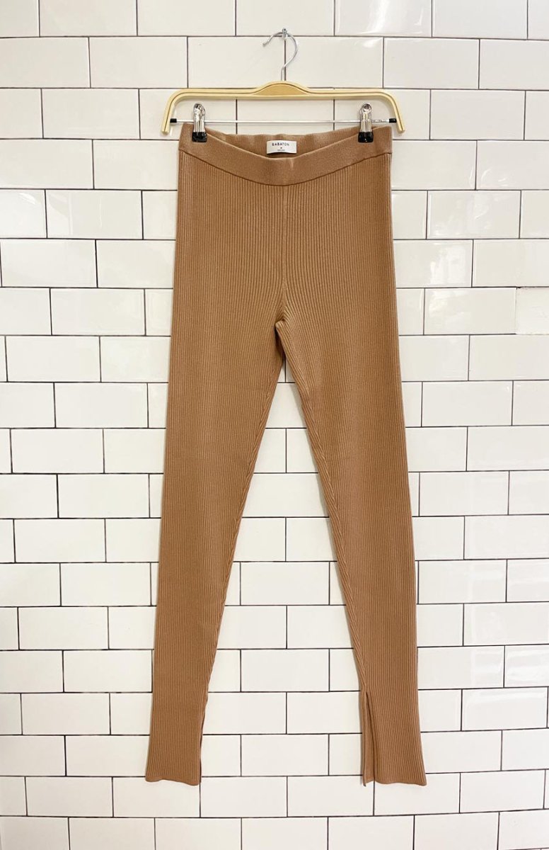 babaton distill ribbed knit legging - good market thrift store