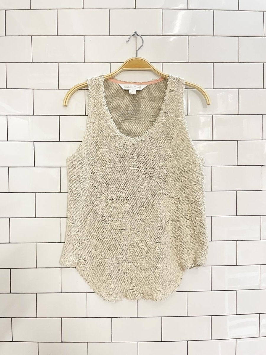 ellie mae loopback textured knit tank - good market thrift store