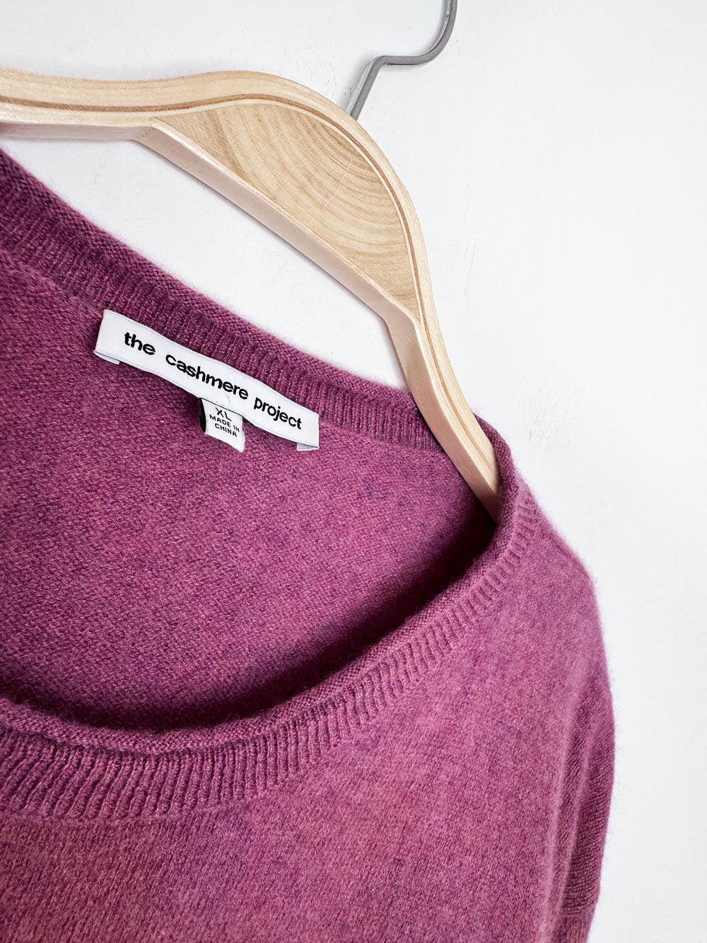 the cashmere project 100% cashmere knit boxy sweater