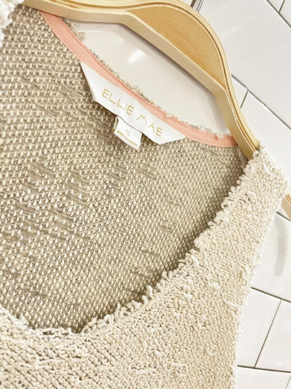 ellie mae loopback textured knit tank - good market thrift store