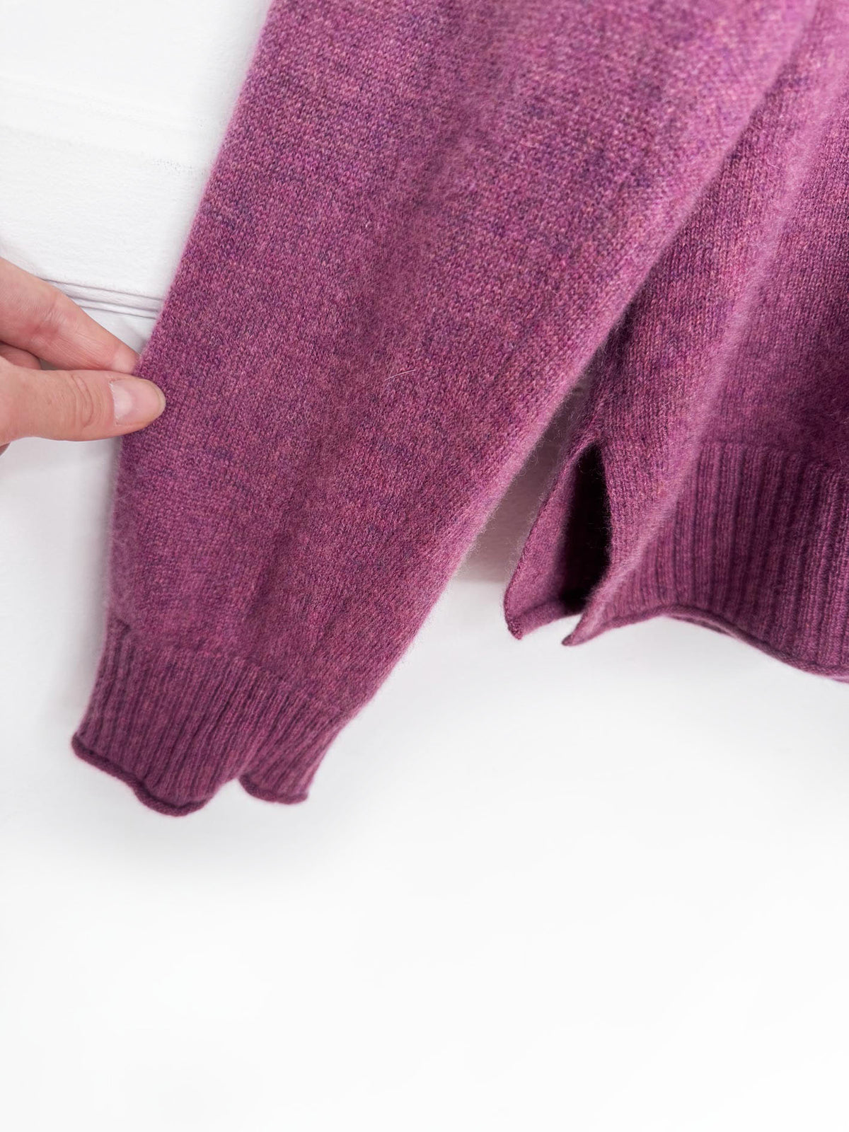 the cashmere project 100% cashmere knit boxy sweater