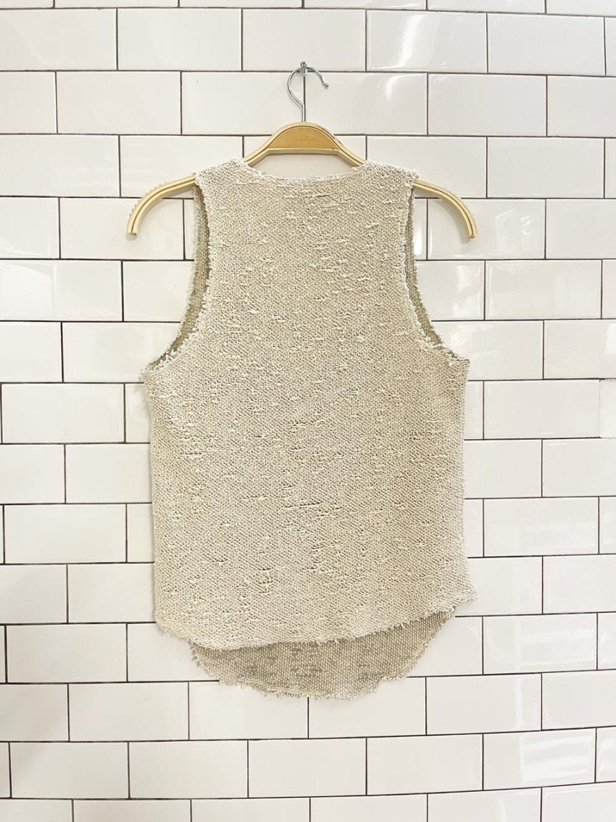 ellie mae loopback textured knit tank - good market thrift store
