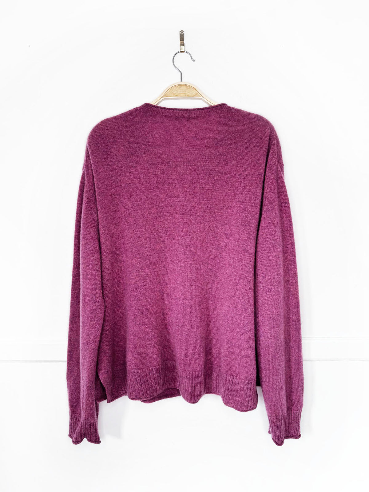 the cashmere project 100% cashmere knit boxy sweater