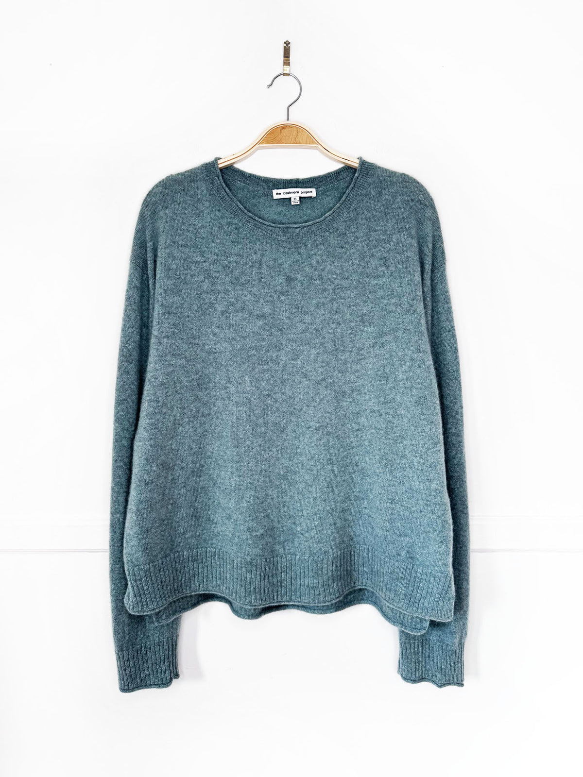 the cashmere project 100% cashmere knit boxy sweater