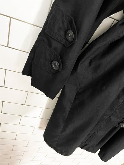 vintage 90s pizazz belted short trench coat - good market thrift store