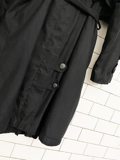 vintage 90s pizazz belted short trench coat - good market thrift store