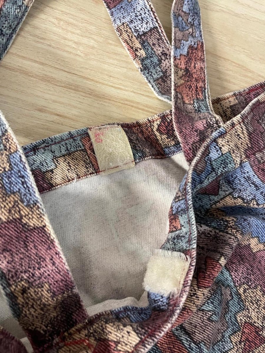 vintage southwestern tote bag - good market thrift store