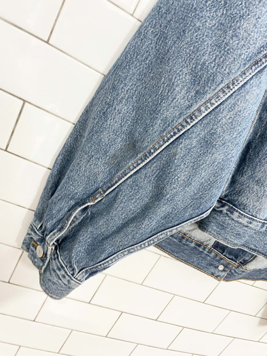 levis classic denim trucker jacket - good market thrift store