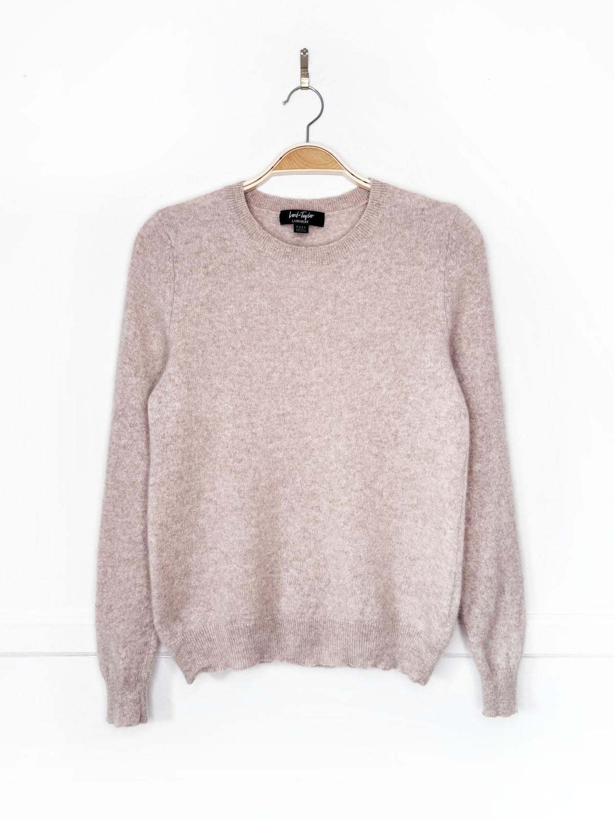 lord & taylor 100% cashmere knit sweater