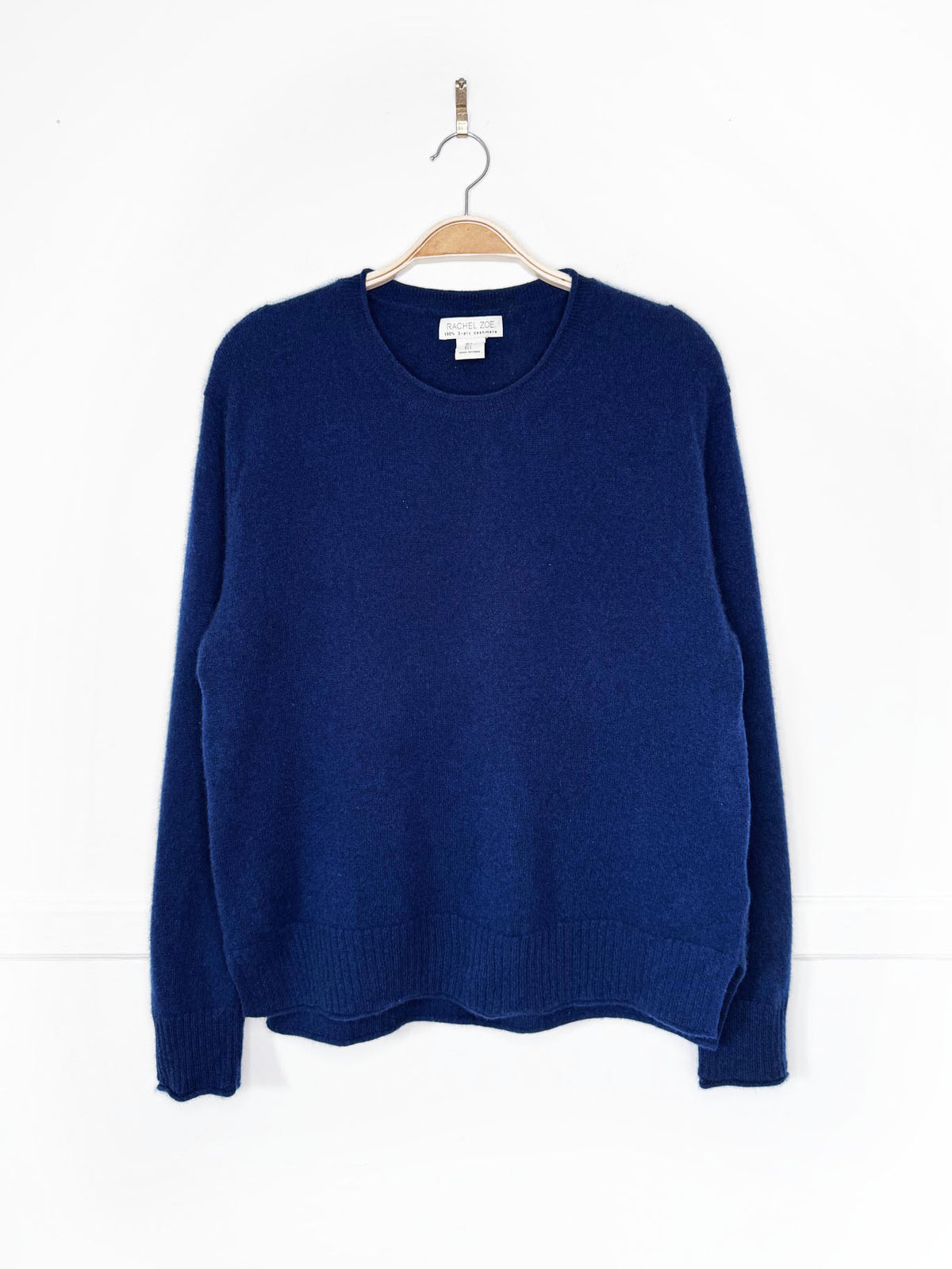 rachel zoe 100% cashmere knit boxy sweater