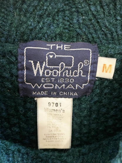 vintage 80s woolrich wool - mohair autumn pumpkin patch knit sweater - good market thrift store