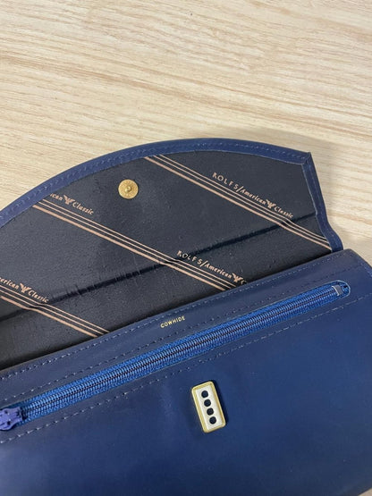 vintage rolfs tooled rose butter leather wallet - good market thrift store