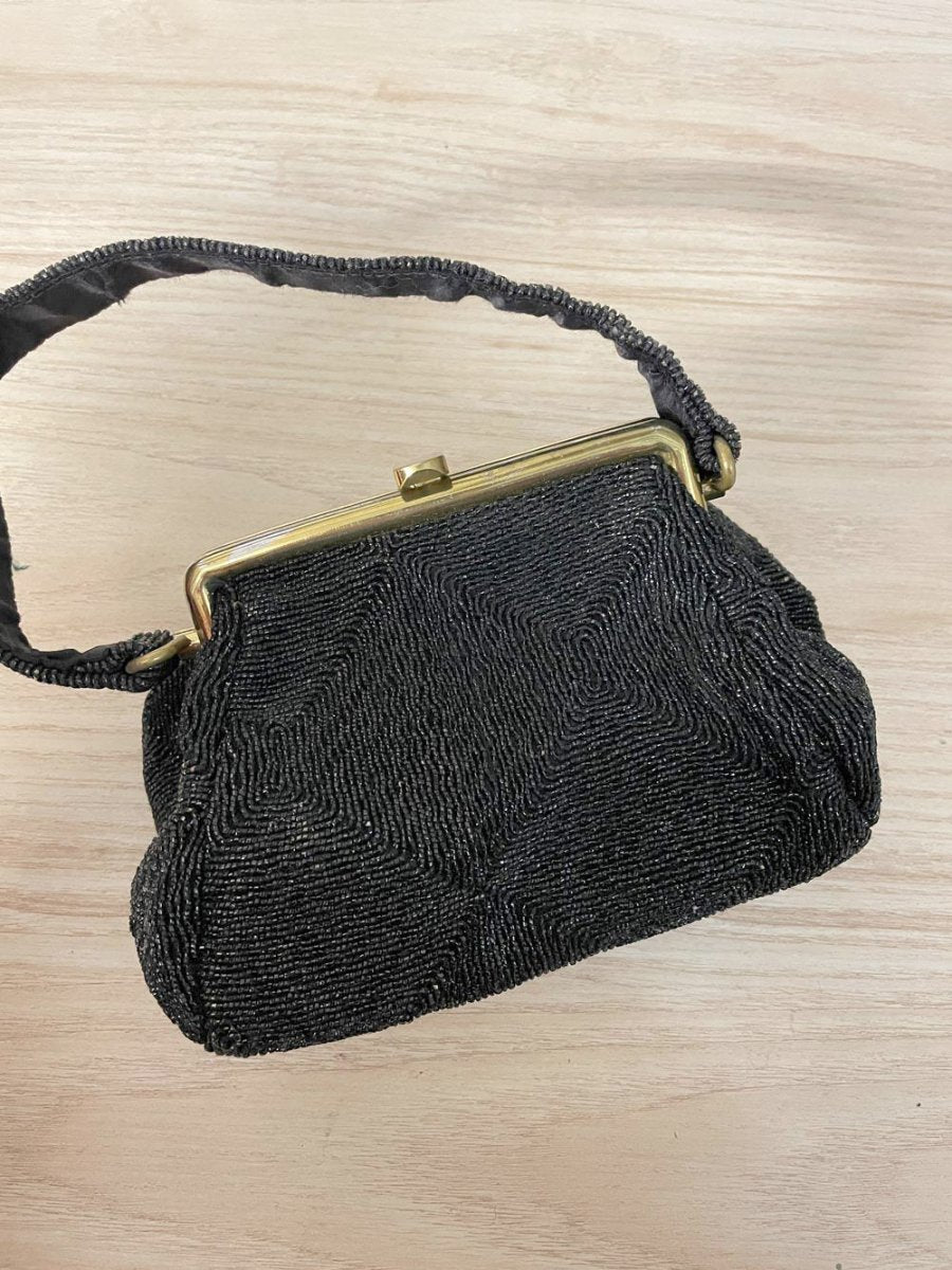 vintage shiny doctors bag mini handbag - good market thrift store