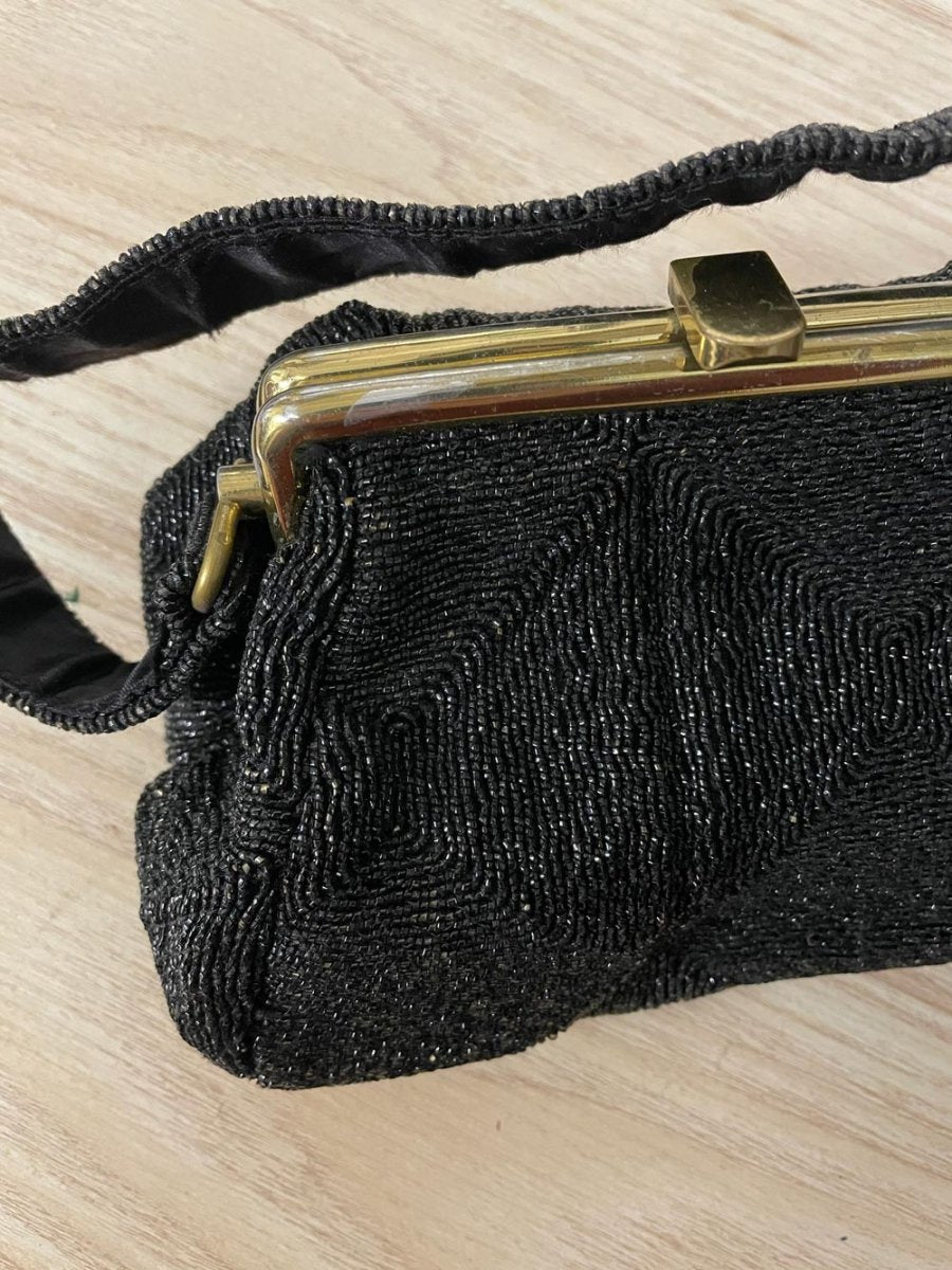 vintage shiny doctors bag mini handbag - good market thrift store