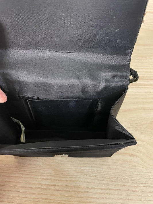 beaded bow satin velvet crossbody bag - good market thrift store