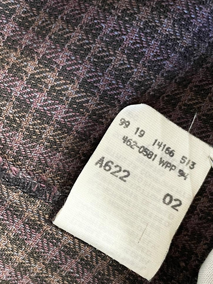 vintage lee casuals pleated houndstooth high rise pants