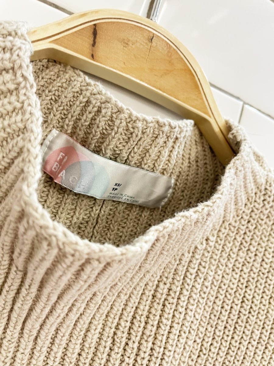 free people freya knit pocket sweater top - good market thrift store