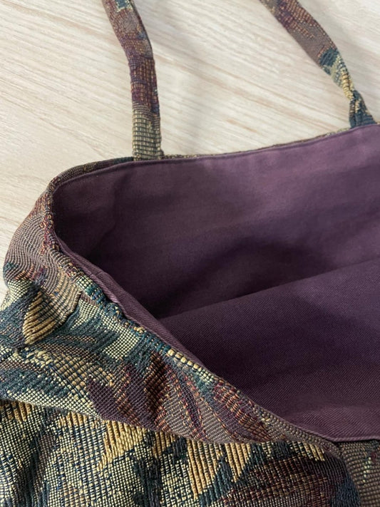 vintage 00s sunflower tapestry tote bag - good market thrift store