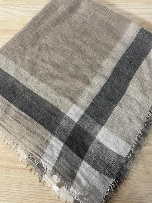 xl light woven minimal scarf - good market thrift store
