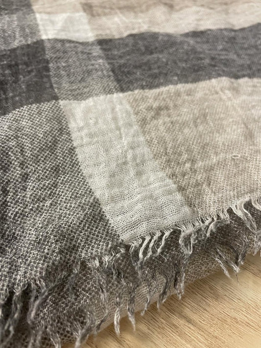 xl light woven minimal scarf - good market thrift store