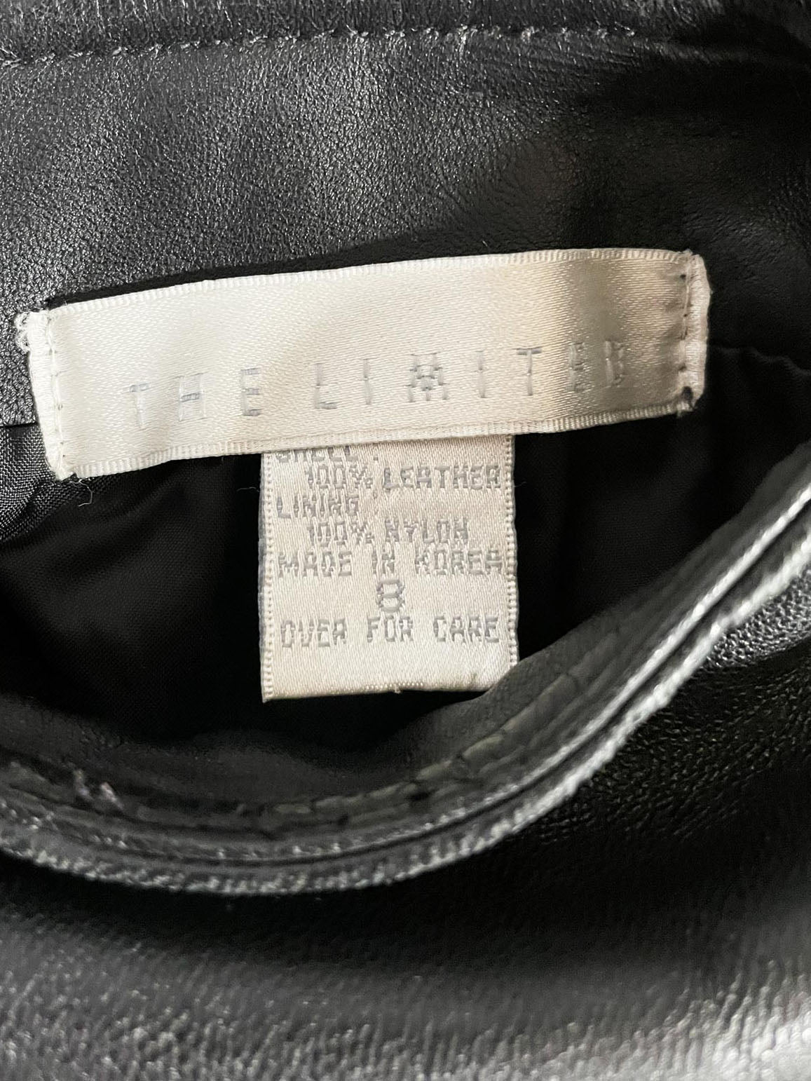 vintage the limited butter leather mini skirt | lambskin