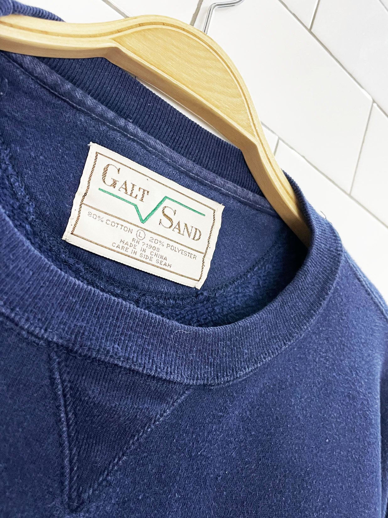 vintage 90s galt sand alaska whale heavyweight sweatshirt | world preserve